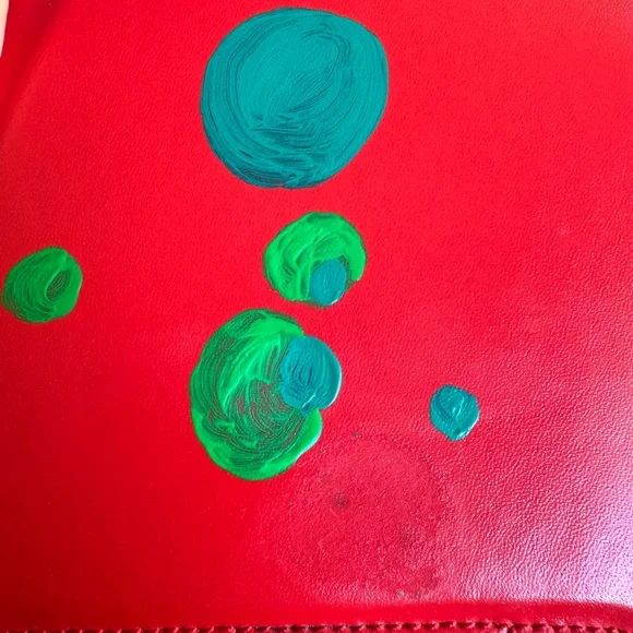 Givenchy Bow Cut Flap Bag Leather Medium Red Shoulder project bag purse - Picture 14 of 16